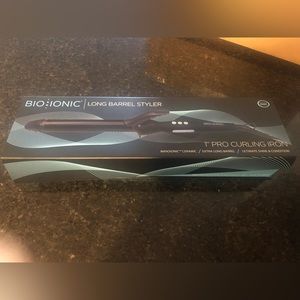 Bio Ionic Extra Long Barrel 1” Pro Curling Iron New In Box